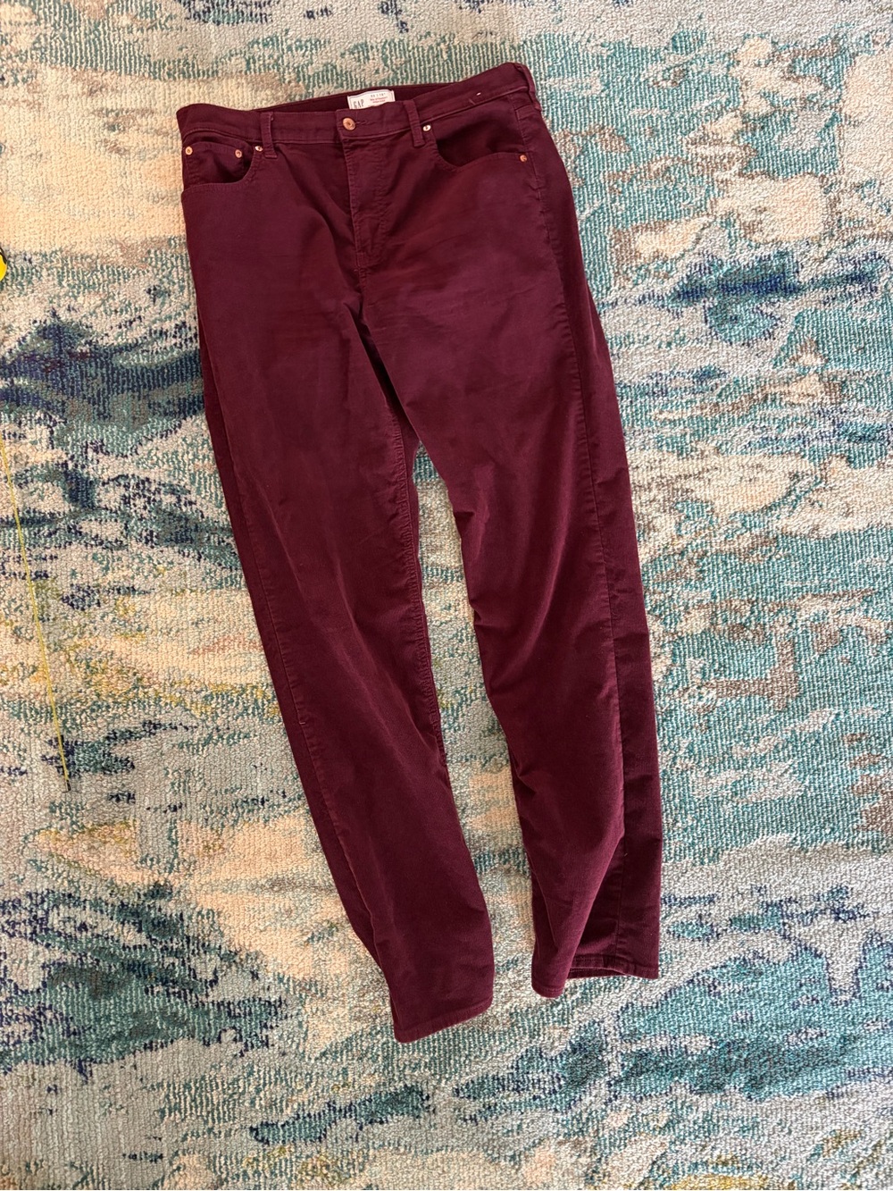 Gap 16 Tall women’s corduroys, burgundy
